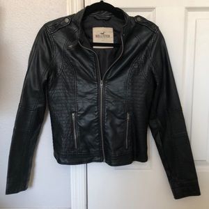 Hollister Black Motor Jacket